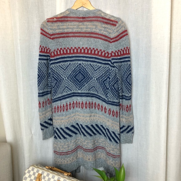 American Eagle Fringe Cardigan X-Small - Picture 3 of 4